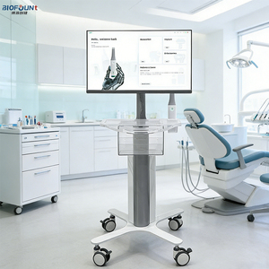 Chariot mobile de scanner intra-oral 3D tout-en-un haute performance avec <span class=keywords><strong>UPS</strong></span>, 32 Go de RAM et 1 To de SSD pour des procédures <span class=keywords><strong>d</strong></span>'implantologie rapides et précises - Product Image 1