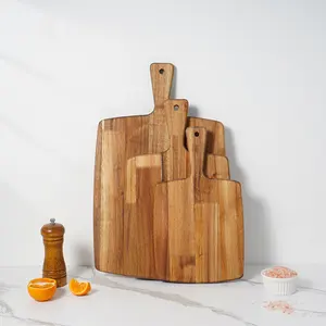 Tagliere da cucina in legno di Acacia personalizzato tagliere da cucina tagliere da portata in legno con manico