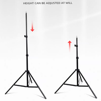 Écran de projection électrique professionnel de 100 pouces 16:9 en polyester perlé, réglable, avec support trépied métallique flexible (portable)
