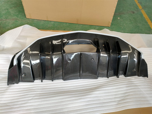 Pour <span class=keywords><strong>Lamborghini</strong></span> <span class=keywords><strong>Aventador</strong></span> LP700 720 750 modèle SV amélioré nouveau Kit de carrosserie de pare-chocs arrière en Fiber de carbone avec vis incluses - Product Image 6