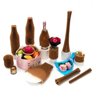 牛皮纸蜂窝卷套木质材料保护运输垫玻璃酒瓶防震包装纸 - Product Image 5