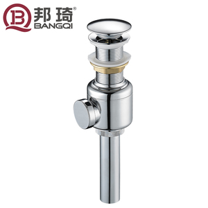 Khách sạn hiện đại phòng tắm lọc thép không gỉ và đồng thau đẩy xuống Pop Up cống tràn bồn rửa nước thư bị trả lại lưu vực Bìa - Product Image 3