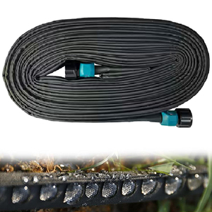 Drip Slow Leakage Flat <span class=keywords><strong>Soaker</strong></span> Mangueiras Água 25 pés 50 pés Armazenamento Saving Sprinkler Mangueira Jardim Irrigação Mangueira - Product Image 1