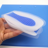 Nouveauté 2026 : Coussinets et talonnettes en gel de silicone avec absorption des chocs pour le soutien de la fasciite plantaire, semelles intérieures et inserts de chaussures pour diabétiques