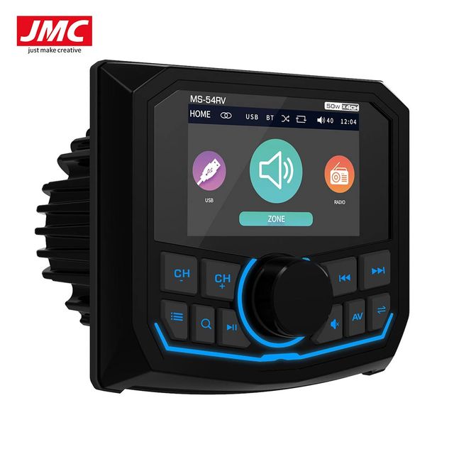 Dovox 3inch Marine Stereo System BT USB Play Music FM AM RDS Subwoofer MP5 Video Play Waterproof
