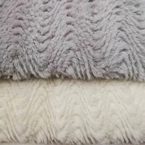 Bestseller Hot Design Rabatt Velour 240GSM Pinsel Flanell Samt Stoff für Kleidung