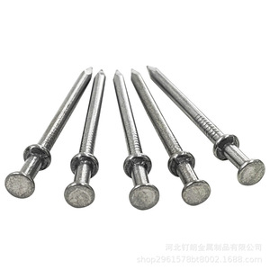 Clous en acier au carbone de haute qualité, zingués, forme ovale, 15-160 mm, emballage en boîte - Product Image 4