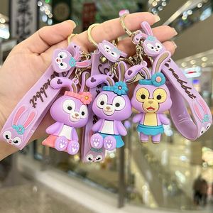 3D Cute Cartoon Animation Comic Keychain Souvenir Gifts Fashion 2023PVC Cartoon Pendant Keychain - Product Image 3