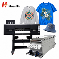 Mesin Printer DTF Custom Cap T-Shirt 600mm Roll to Roll EPS I3200 Printhead Tinta Putih Film