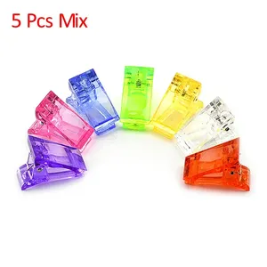 Transparent Acrylic Nail Art Clip Quick Shaping Gel Nail Tips Clip Nail ExtensionUVClip Nail Art Styling <b>Tool</b> Set - Product Image 3