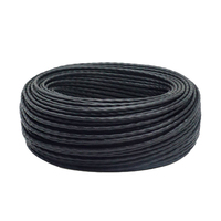 Cable de alto voltaje 3KV/6KV/10KV/20KV/30KV DC de alta temperatura 200 ° C 16AWG 18AWG 20AWG Cable de aislamiento de goma de silicona