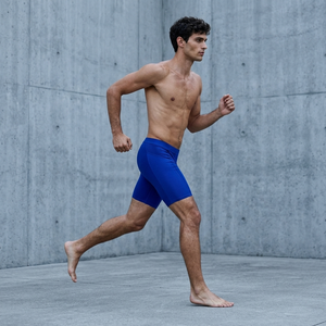 Pantalones Cortos Deportivos para Hombre con Bolsillo con Cierre, Secado Rápido, Tela Resistente, Bolsillo Trasero con Cierre, Cintura Elástica con Cordón, Bolsillos Laterales, para Gimnasio y Entrenamiento - Product Image 2