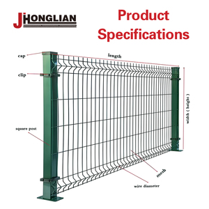 Clôture soudée galvanisée enduite par PVC de vitesse d'approvisionnement rapide treillis et fournisseur de portes barrière de <span class=keywords><strong>grillage</strong></span> de fer soudé par 3d - Product Image 2