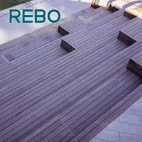 Planche de terrasse composite imperméable en bambou pour revêtement extérieur, décoration intérieure, sol de terrasse, carreaux de revêtement extérieur
