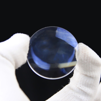 Lentille biconvexe en verre BK7 K9, lentille double convexe, diamètre personnalisé, monocouche, multicouche, revêtement antireflet, lentille optique