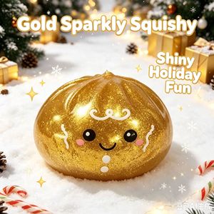 Hot selling gift <b>box</b> set Christmas series Squeezing Dumplings 8.5cm Stress Relief Tool Slow Rebound Cute Gift Toy unisex - Product Image 5