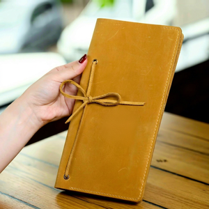 Porte-menu en cuir véritable, couverture de menu de restaurant, porte-menu en cuir de luxe, porte-menu personnalisé pour hôtel, étui pour menu LMC-0141 - Product Image 1