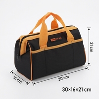 Pochettes utilitaires modulaires révolutionnaires et personnalisables, en tissu Oxford 600D durable, sac à outils d'électricien portable avec fermeture éclair sécurisée