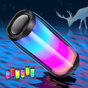 Meilleures ventes Entrepôt USA 2024 Dernier modèle Haut-parleur portable sans fil étanche d'extérieur avec subwoofer et basses, RGB 4 Pulse 5 - Product Image 5