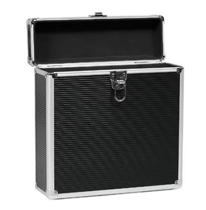 Boîte de rangement pour disques vinyles, boîte de présentation pour collection d'albums LP, organisateur de disques vinyles, capacité de rangement pour plus de 30 disques précieux, pliable - Product Image 2