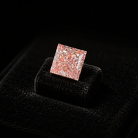 Diamants de laboratoire CVD en vrac, taille coussin excellente, 1,03 carat, VVS2, certifiés IGI, bleu vif fantaisie