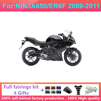 Kit de carénage complet moulé par injection pour moto, compatible avec KAWASAKI Ninja650 Ninja 650 ER6F 2009 2010 2011, kits de carénages Zxmt