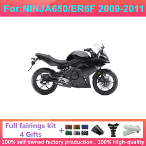 Kit de Carenado Completo para Motocicleta, Moldeado por Inyección, Compatible con <span class=keywords><strong>KAWASAKI</strong></span> Ninja650 Ninja 650 <span class=keywords><strong>ER6F</strong></span> 2009 <span class=keywords><strong>2010</strong></span> 2011, Kits de Carenado Zxmt - Product Image 1