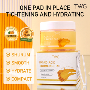 TWG RTS Hot Sell Kojic Acid <strong>Turmeric</strong> Cotton <strong>Pads</strong> Improve Skin Firming Anti-aging Face Mask Moisturizing Kojic Acid <strong>Turmeric</strong> <strong>Pads</strong> - Product Image 3