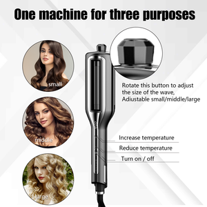 Rizador de pelo LED de alta calidad, rizador de pelo, rizador de barril grande - Product Image 6