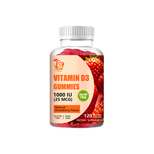 Gomitas de Vitamina D3 al por Mayor de Fábrica con Vitamina D en Sodio que Favorecen la Salud de Huesos, Dientes, Músculos e Inmunidad, Gomitas Dietéticas Naturales - Product Image 1