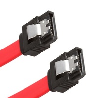 Cable de datos hembra a hembra, Cable de 8 pulgadas, 45CM, 1M, SATA II III, SATA II III, 6,0 Gbps, 7 pines, con pestillo de bloqueo