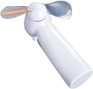 Ventilador de Mano Portátil Recargable de Tres Velocidades con Mensaje LED Personalizado, para Uso en Exteriores y en el Hogar, Funciona con Batería - Product Image 1