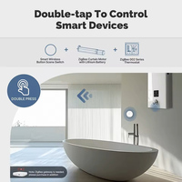 Bouton de commutation de scène sans fil Zigbee Smart Life App, contrôleur de scène multi-clics Tuya Smart pour l'automatisation de la maison intelligente