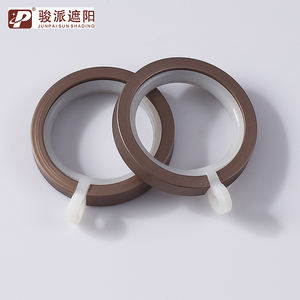 Rail de <span class=keywords><strong>rideau</strong></span> <span class=keywords><strong>double</strong></span> moderne de luxe pour finials en cristal métallique, <span class=keywords><strong>support</strong></span> en aluminium aéronautique et ABS, accessoires - Product Image 5