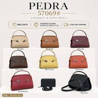 Sac à main de luxe minimaliste PEDRA en cuir premium multicolore avec fermoir de sangle unique – Vente en gros directe usine – Sac de mode