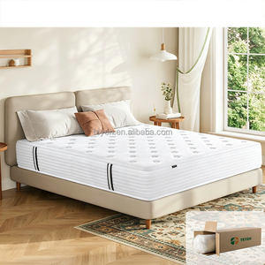 Colchón Híbrido de Espuma Viscoelástica y Tejido de Punto, Venta al Por Mayor de Fábrica, Envasado Comprimido en Caja, con Certificación CertiPUR-US MJB4-MA02 - Product Image 1