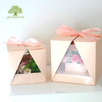 Nouvelle Collection 2026 – Boîte Cadeau Pliante pour Fleurs de Mariage, Emballage de Savon Artisanal en Forme de Rose de 16 cm – Vente en Gros