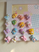 Breloques animales Kawaii en résine à dos plat pour épingles à cheveux, scrapbooking, bijoux DIY, artisanat et accessoires de décoration