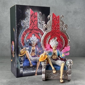 2 stili 33cm di trono di frutta diavolo posizione seduta può cambiare le mani un ingranaggio a pezzi 5 Anime figura scimmia D Nica Luffy - Product Image 5