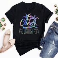 Personnalisé Bling palmier et vagues fer sur cristal Motif Hotfix modèle Tropical plage palmier strass transfert