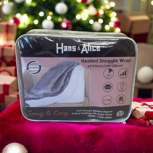 63 \ "X 51 \" coperta riscaldata elettrica spessa flanella Sherpa installazione portatile filo riscaldabile lavabile per uso camera da letto invernale - Product Image 3