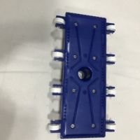 Schnelle Lieferung Hochwertiger Kunststoff 14-Zoll Flexibler Staubsaugerkopf mit Seitenbürste für Schwimmbäder