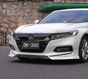 Kit carrosserie complet pour Honda Accord 10.5ème génération 2022 : Lame de pare-chocs arrière blanche style SK-260 et cache de séparateur de pare-chocs avant – Accessoires automobiles - Product Image 4