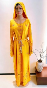 Elegante Abito da donna Abaya Cristallo Africano Abito Arbe Dubai Kaftan taglia unica con abbigliamento musulmano a manica lunga - Product Image 4