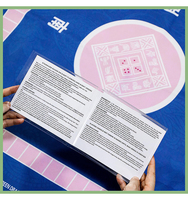 Organisateur et étui de rangement pour cartes de mahjong avec logo personnalisé Haoran, en PVC transparent