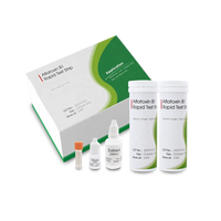 Kit de détection rapide d'aflatoxine pour la sécurité alimentaire sur site, bandelettes de détection d'aflatoxine B1/M1 avec accessoires complets, matériau PVC, garantie de 2 ans