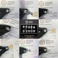 Gerçek 18 Ayar 14 Ayar Altın CVD Laboratuvar Elması DEF VS Oval Kesim IGI Elmas Yüzük Kadınlar İçin Düğün Yıldönümü Zarif Mücevher Tasarımı