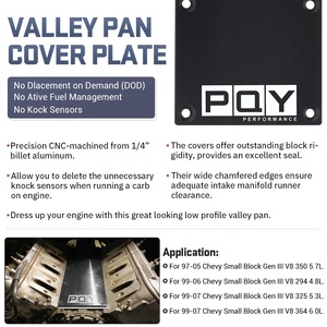 Piastra di copertura della padella della valle di alta qualità sensore di battito a basso profilo elimina per LSX LS1 Gen 3 PQY-VCC03 - Product Image 2