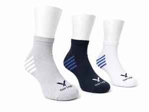 Chaussettes de sport basses avec personnalisation de marque, chaussettes sportives tendance antibactériennes, vente en gros - Product Image 3