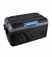 Nouveau Congélateur Compresseur Portable 12V 24V pour Voiture, Camping et Maison, avec Câble de Voiture et Batterie Bluetooth 18L
